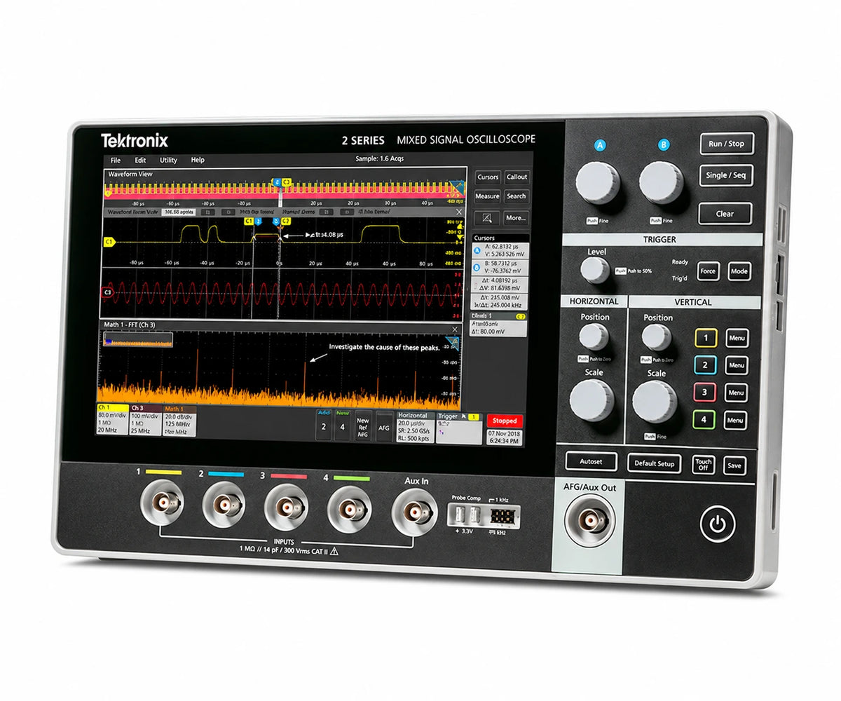 2 Series MSO Mixed Signal Oscilloscope