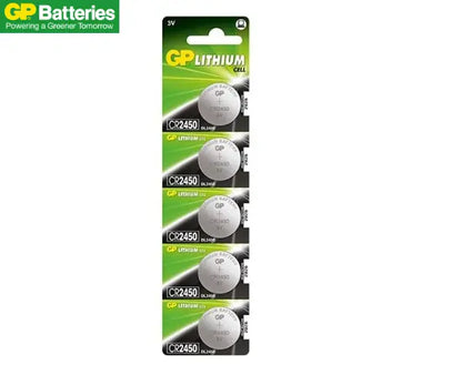 GP CR2450 Lithium Coin Cell Battery 3V