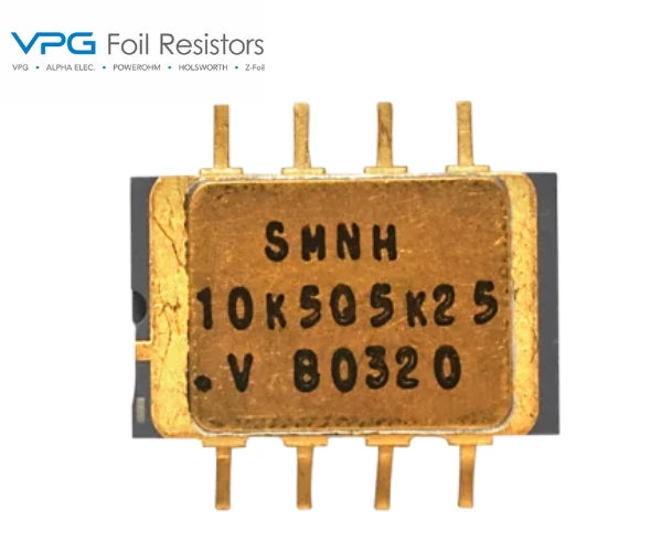 SMNH1 Ultra-Precision Four-Resistor Hermetically Sealed Network