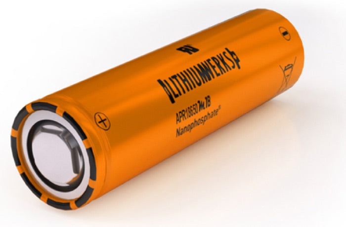 Lithium Werks APR18650M1B LiFePO4 18650 Battery Cell