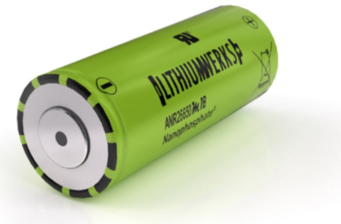 Lithium Werks ANR26650M1B LiFePO4 26650 Battery Cell